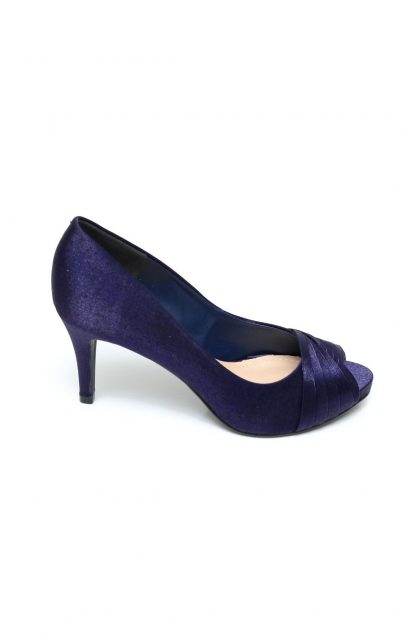 Sapato de Festa Peep Toe Azul - Image 2