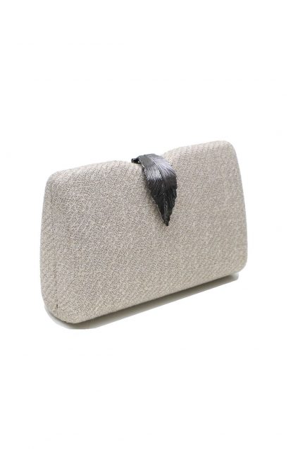 Bolsa de Festa em Linho Marfim - Image 2