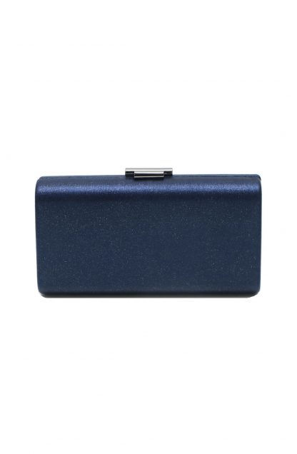 Bolsa de Festa Acetinada Azul Marinho