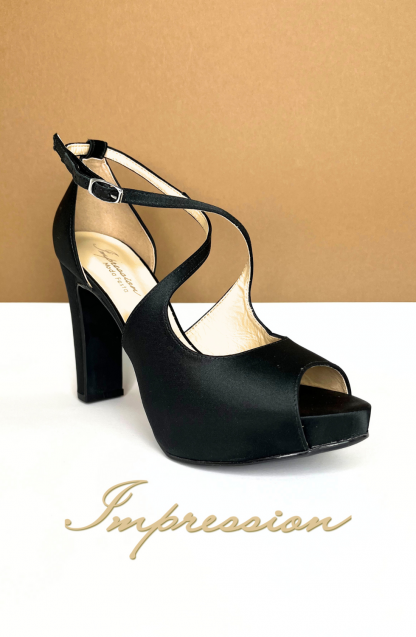 Sapato de Festa Peep Toe Preto