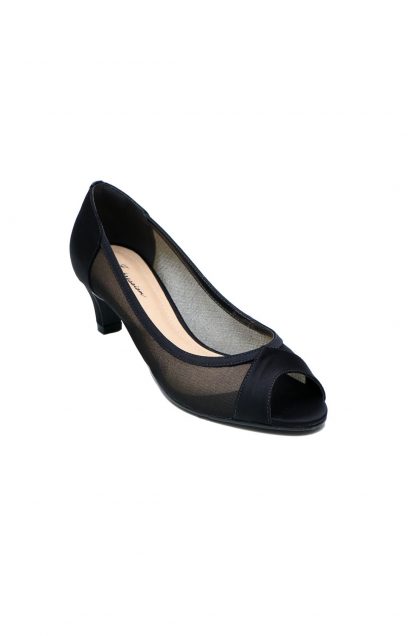 Sapato de Festa Peep Toe Preto