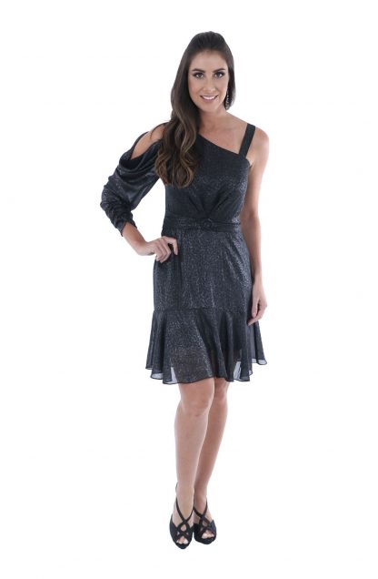 Vestido de Festa Curto Preto
