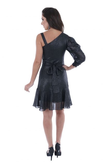 Vestido de Festa Curto Preto - Image 2