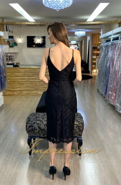 Vestido de Festa Curto Preto - Image 4