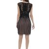 Vestido de Festa Curto Preto Bordado - Image 2