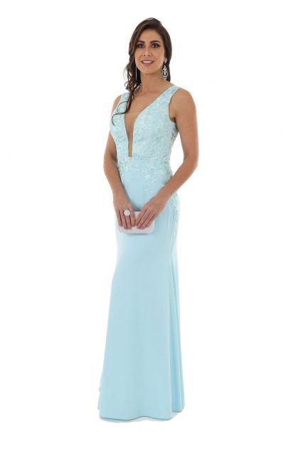Vestido de Festa Longo Azul Serenity - Image 2