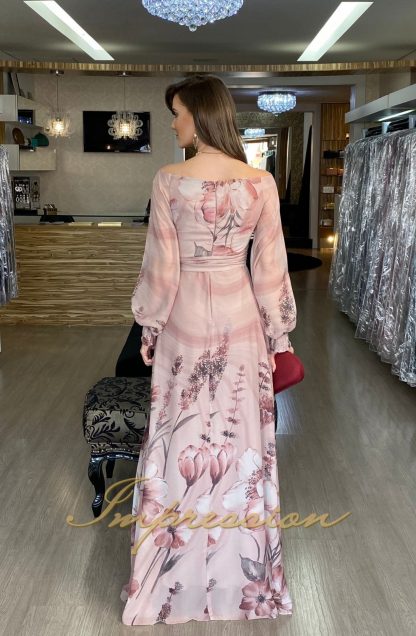 Vestido de Festa Longo Estampado - Imagem 4
