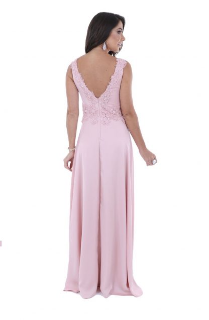Vestido de Festa Longo Rose - Image 2