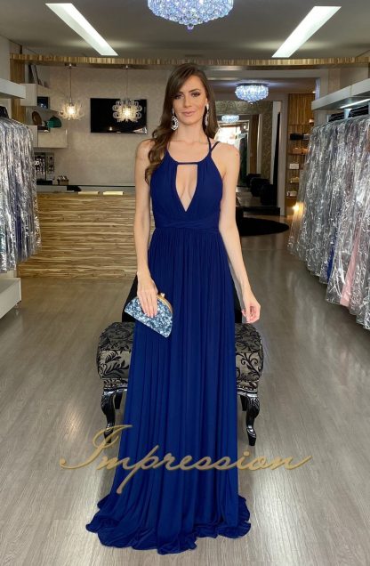 Vestido de Festa Longo Tule Marinho - Imagem 2