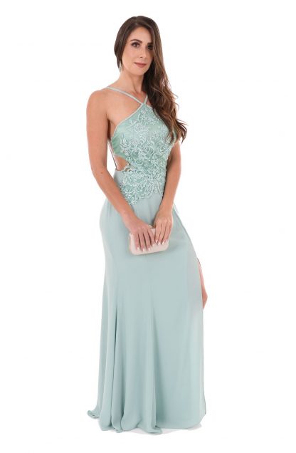 Vestido de Festa Longo Verde - Imagem 2