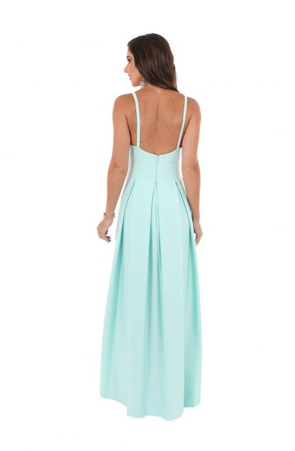 Vestido de Festa Longo Verde - Image 2