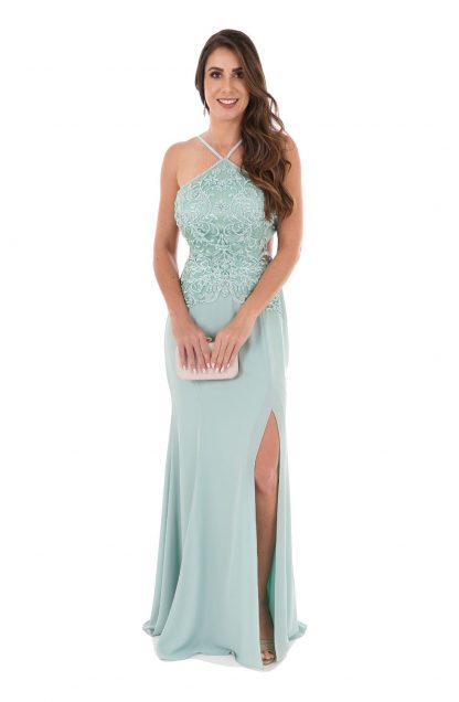 Vestido de Festa Longo Verde