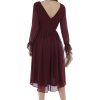 Vestido de Festa Midi Marsala - Image 2