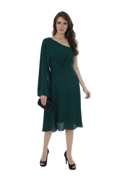 Vestido de Festa Midi Verde