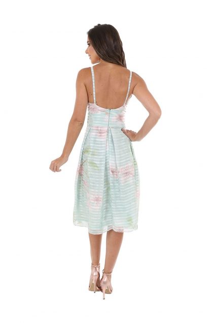 Vestido de Festa Midi Floral - Imagem 2