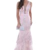 Vestido de Festa Longo Rose Renda