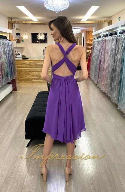 Vestido de Festa Midi Roxo Infinity Dress - Image 3