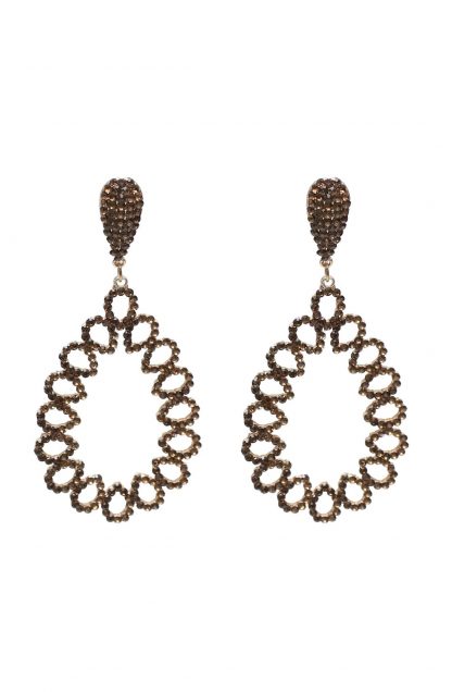 Brinco de Festa Dourado Envelhecido