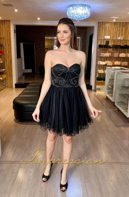 Vestido de Festa Curto Preto