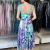 Vestido de Festa Longo Estampado - Imagem 2