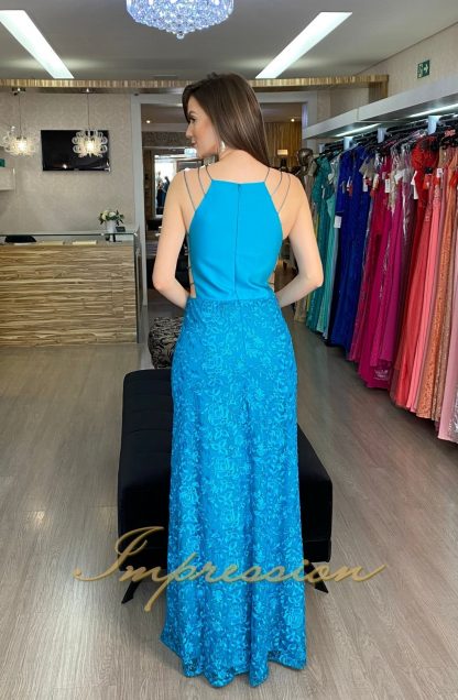 Vestido de Festa Longo Petróleo - Image 2
