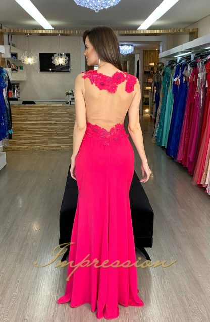 Vestido de Festa Longo Pink - Image 2