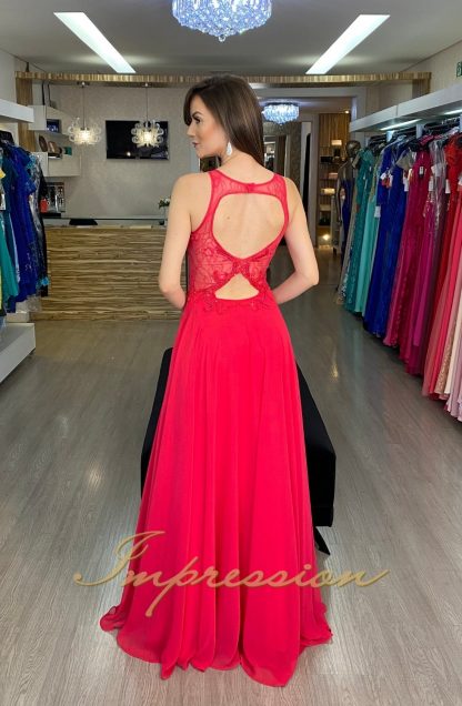 Vestido de Festa Longo Rosa - Imagem 2