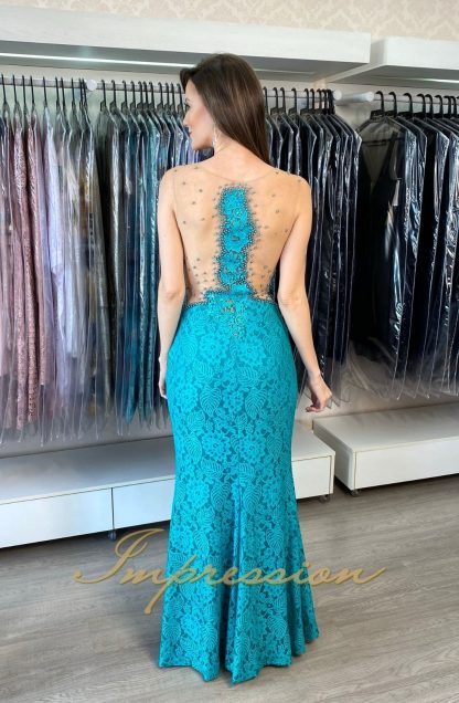Vestido de Festa Longo Verde - Image 2