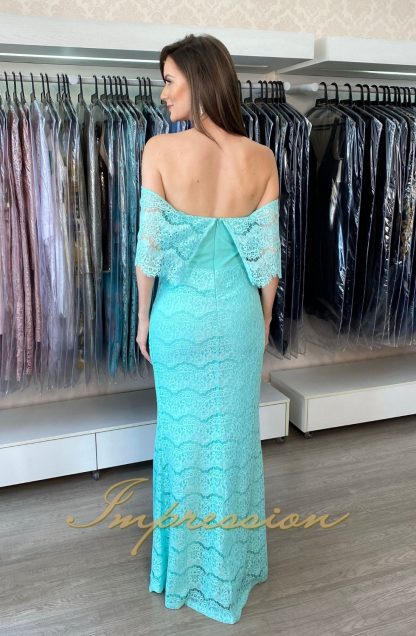 Vestido de Festa Longo Verde Tifany - Image 2