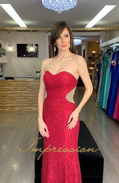 Vestido de Festa Longo Vermelho - Image 2