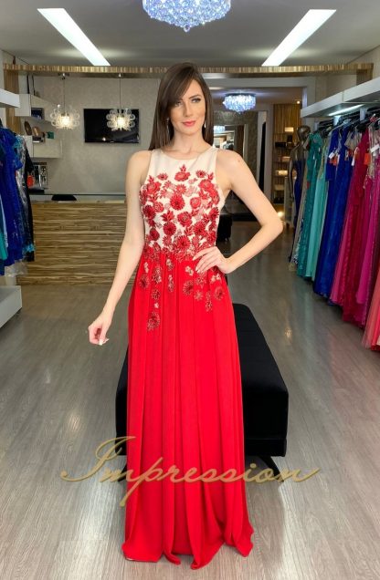 Vestido de Festa Longo Vermelho