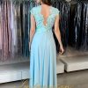 Vestido de Festa Longo Azul - Imagem 2