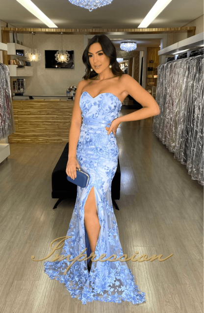 Vestido de Festa Longo Azul Serenity - Image 2