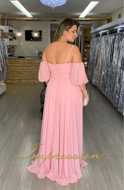 Vestido de Festa Plus Size Rose - Image 3