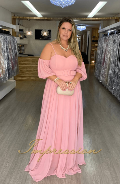 Vestido de Festa Plus Size Rose - Image 2