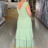 Vestido de Festa Plus Size Verde Menta - Imagem 3