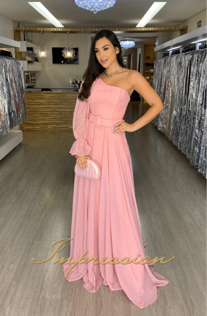 Vestido de Festa Longo Rose - Image 2
