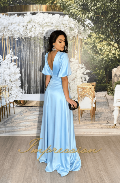 Vestido de Festa Longo em Cetim Serenity - Image 3