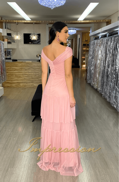 Vestido de Festa Longo Rose - Image 3