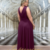 Vestido de Festa Longo Plus Size Uva - Imagem 3