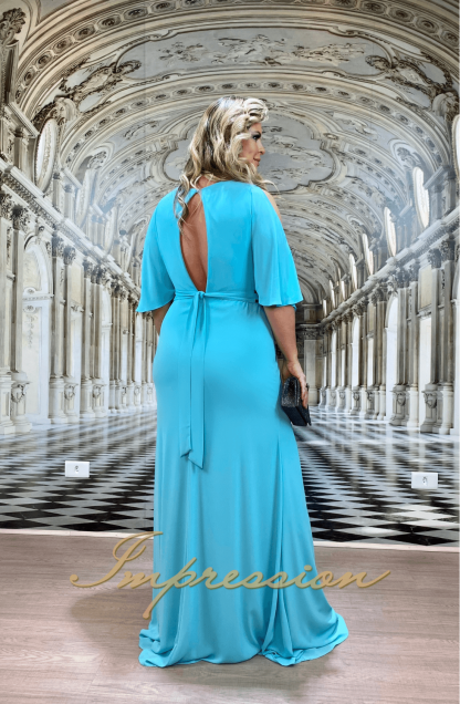 Vestido de Festa Longo Plus Size Tifany - Image 3