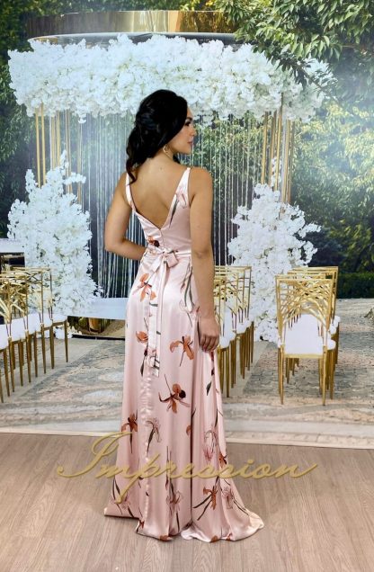 Vestido de Festa Longo Estampado - Image 3