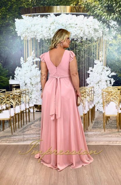 Vestido de Festa Longo Plus Size Rose - Imagem 3