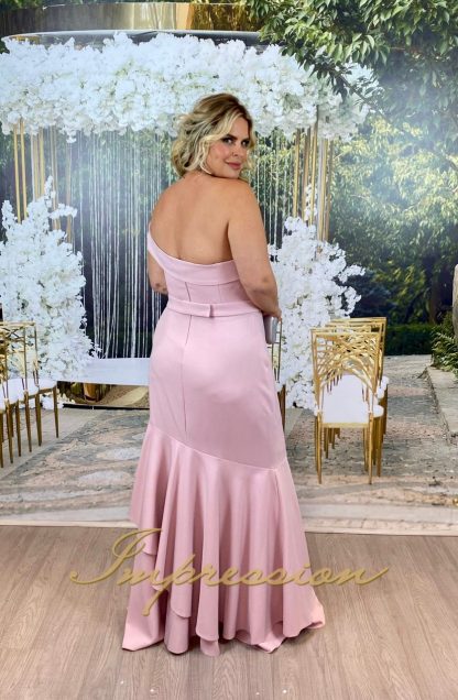 Vestido de Festa Longo Plus Size Rose - Imagem 3
