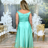 Vestido de Festa Longo Plus Size Verde Menta - Imagem 3