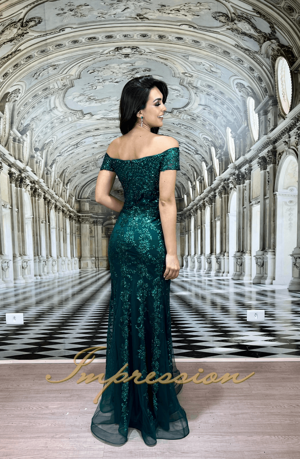 Vestido de formatura verde esmeralda cheap