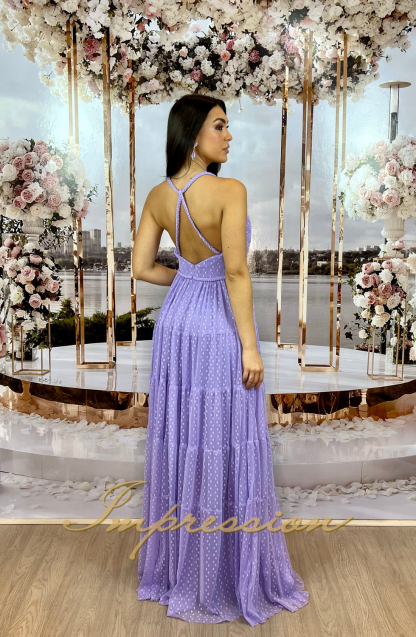 Vestido de Festa Longo Lilas - Imagem 3