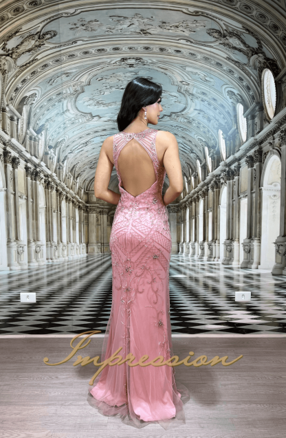 Vestido de Festa Longo Rose Sereia - Image 3