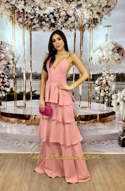 Vestido de Festa Longo Rose - Imagem 2