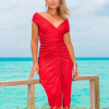 Vestido de Festa Midi Vermelho - Imagem 3